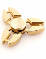 Спиннер Premium B14 металл, 3 лепестка, золото