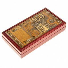 Шкатулка под купюры "Евро"