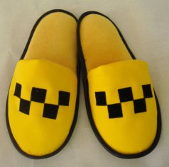 Тапки мужские домашние "Такси"