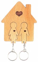 Ключница "Мальчик и девочка"