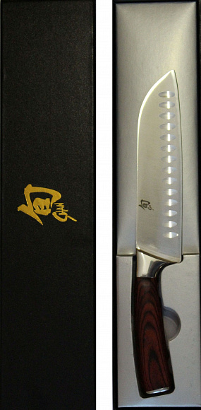 Нож кухонный "Premier Hollow-Grand Santoku"