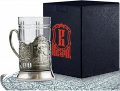 Подстаканник "Комбат" + стакан