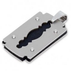 Кулон титановый "Бритва"