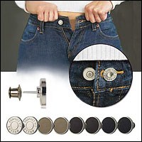 Пуговица-клипса дополнительная для джинс (8 шт)