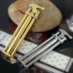 Зажигалка ретро "Tubes" Jifeng золото