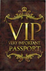Обложка паспорт "Очень важная персона"