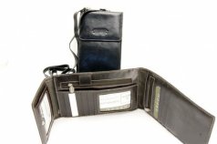 Планшет-кошелек черный