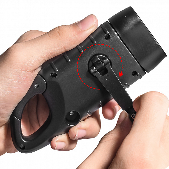 Тактический фонарь спецназа Dynamo Tac Flashlight Black