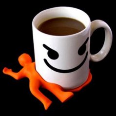 Подставка под чашку "Человечек"