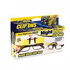 Антибликовая насадка на очки для водителей