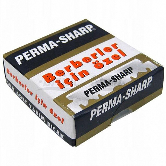 Лезвия для бритвы Шаветт Gilette Perma-Sharp (половинки) 10шт.