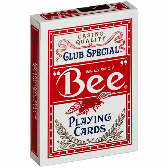 Карты "Bee" №77, казино Кристалл