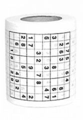 Прикол туал бумага "Судоку"