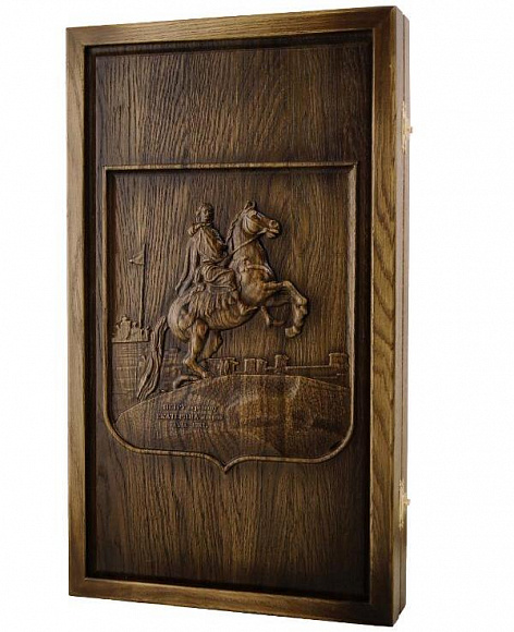 Нарды массив дуба "Медный всадник" 50х29