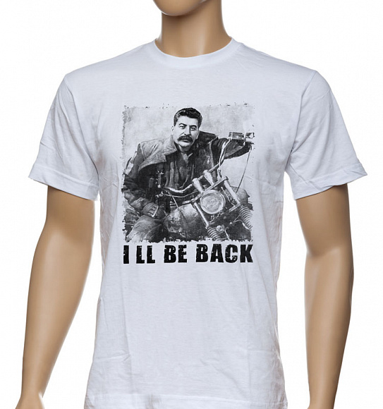 Футболка "I'LL BE BACK (Сталин)"