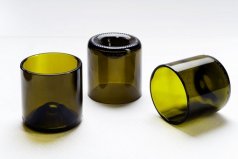 Стаканы из винных бутылок TOURMALINE 3 шт