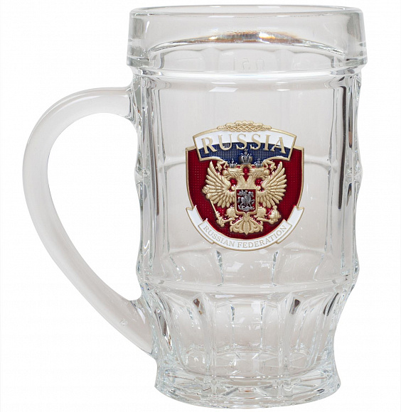 Кружка пивная "Russia"