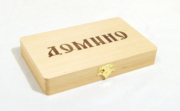 Домино в коробке, бук