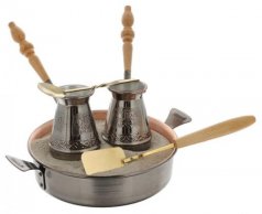 Турецкий набор медный "Тет-а-Тет"