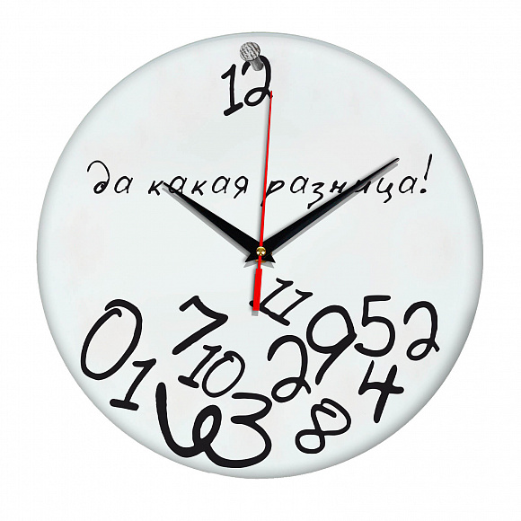 Часы настенные "Да какая разница"