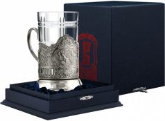 Подстаканник "Глухарь" + стакан