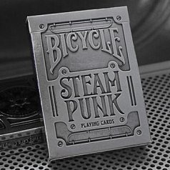 Карты Bicycle Premium Steampunks Silver