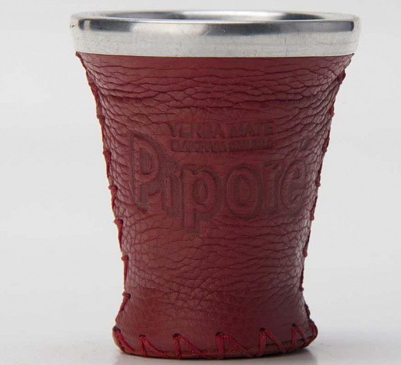 Калабас "Pipore" 160 мл. стекло, эко кожа