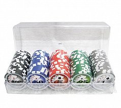 Фишки для покера 11,5 гр. с ном. 100