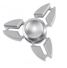 Спиннер Premium B14 металл, 3 лепестка, серебро