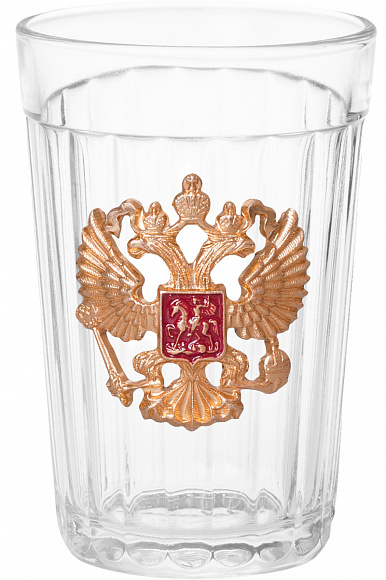Стакан с гербом России